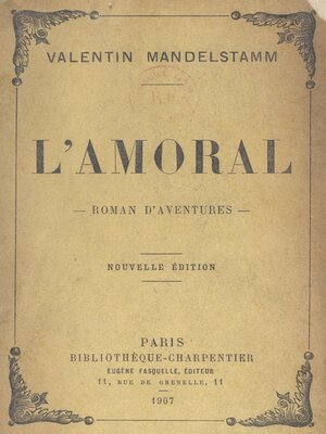 cover image of L'amoral